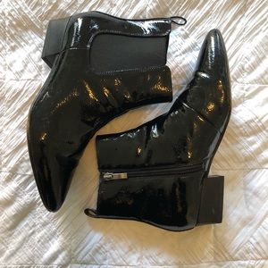 Franco Sarto Patent Boots